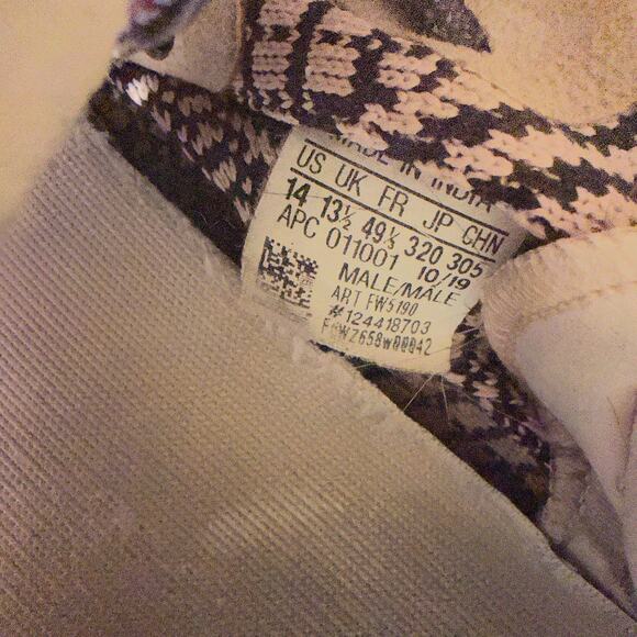 Authentic Adidas Yeezy Boost 350 V2 Yecheil FW5190 Size 14 AS IS Repair main image 6